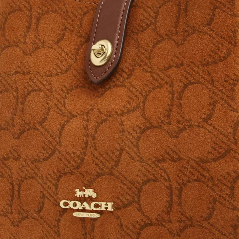 Coach Hadley Mini Crossbody Bag In Signature Suede 8