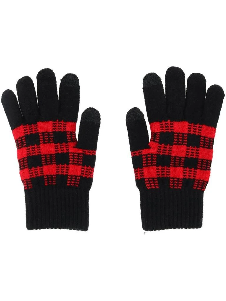 Grand Sierra Women
s Touchscreen Buffalo Plaid Knit Winter Glove 3