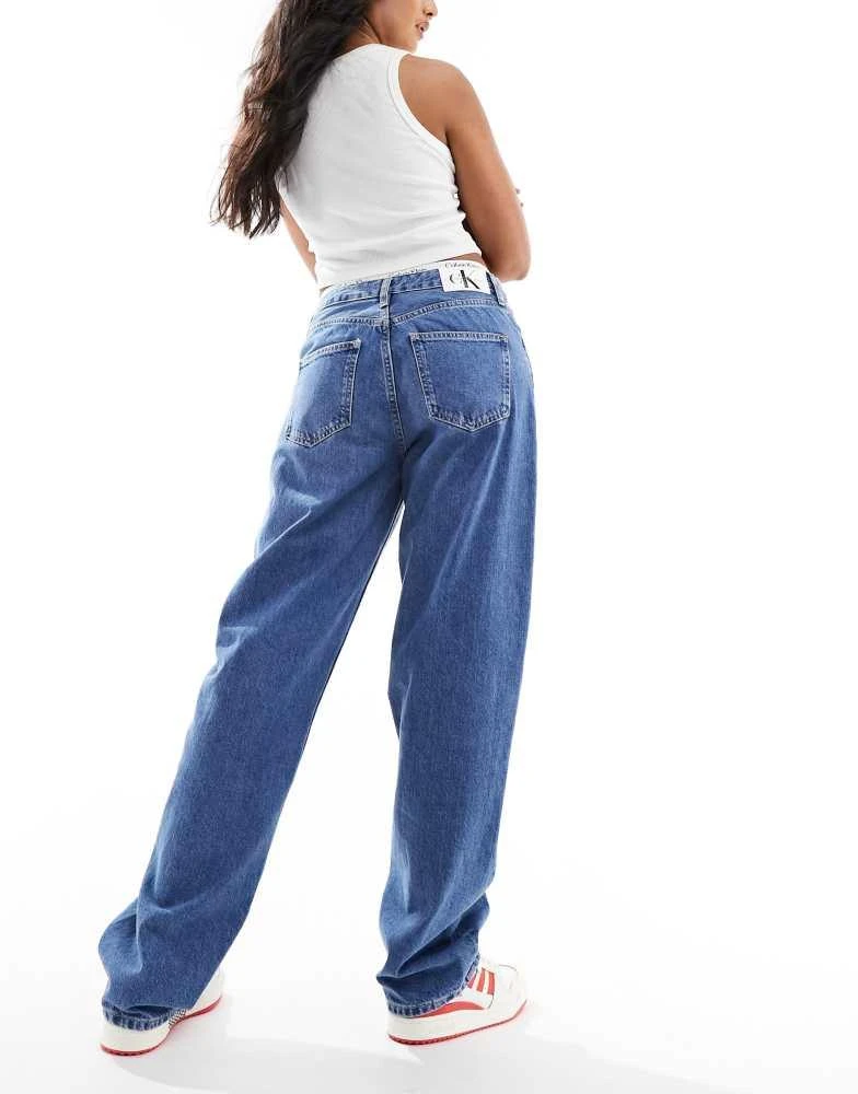 Calvin Klein Calvin Klein Jeans 90's straight jean in mid wash 4