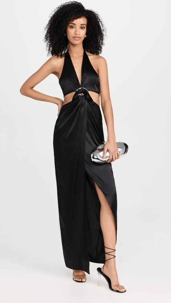 LOUISA BALLOU Long Buckle Dress 4