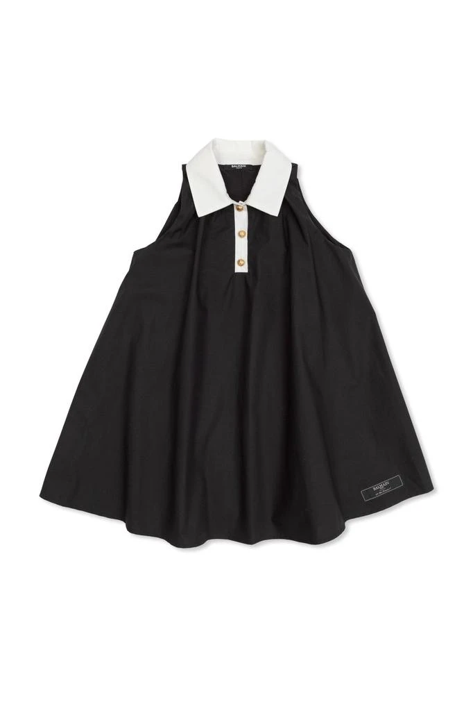 Balmain Balmain Kids Two-Toned A-Line Dress 1