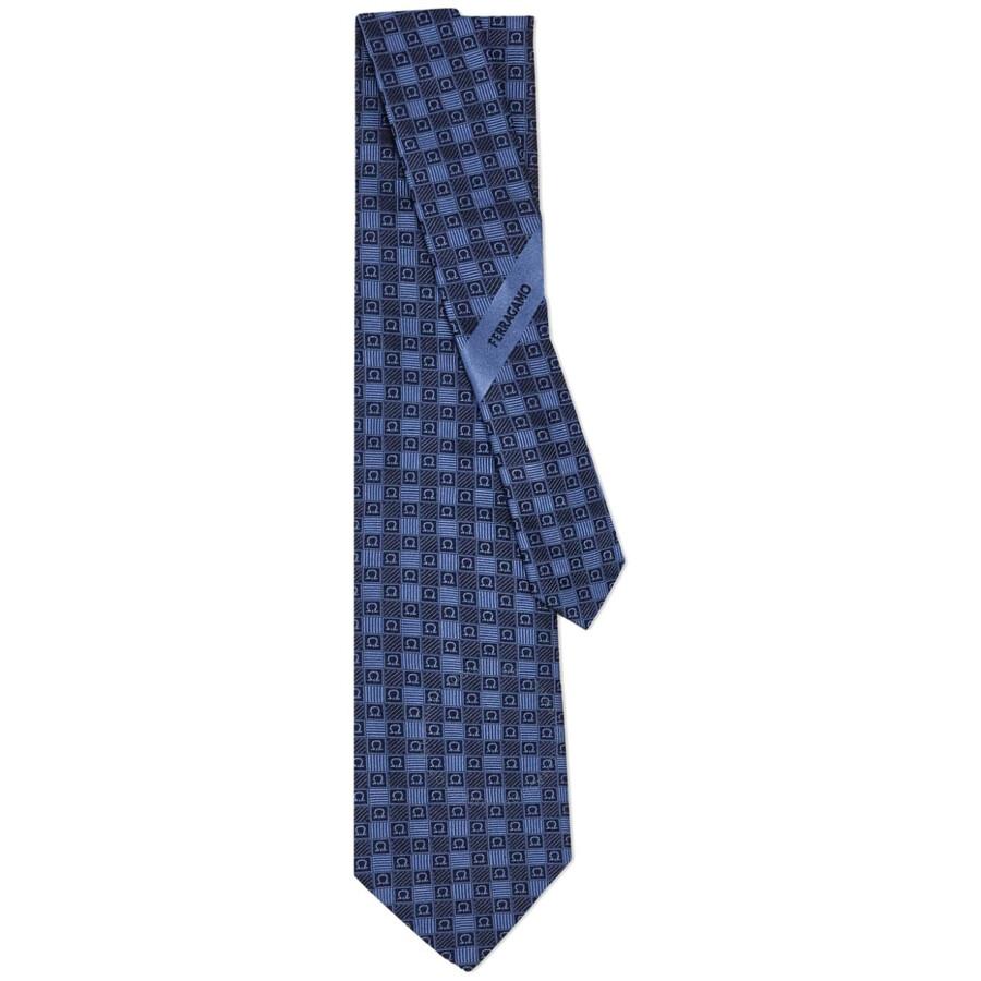 Salvatore Ferragamo Gancini Jacquard Tie