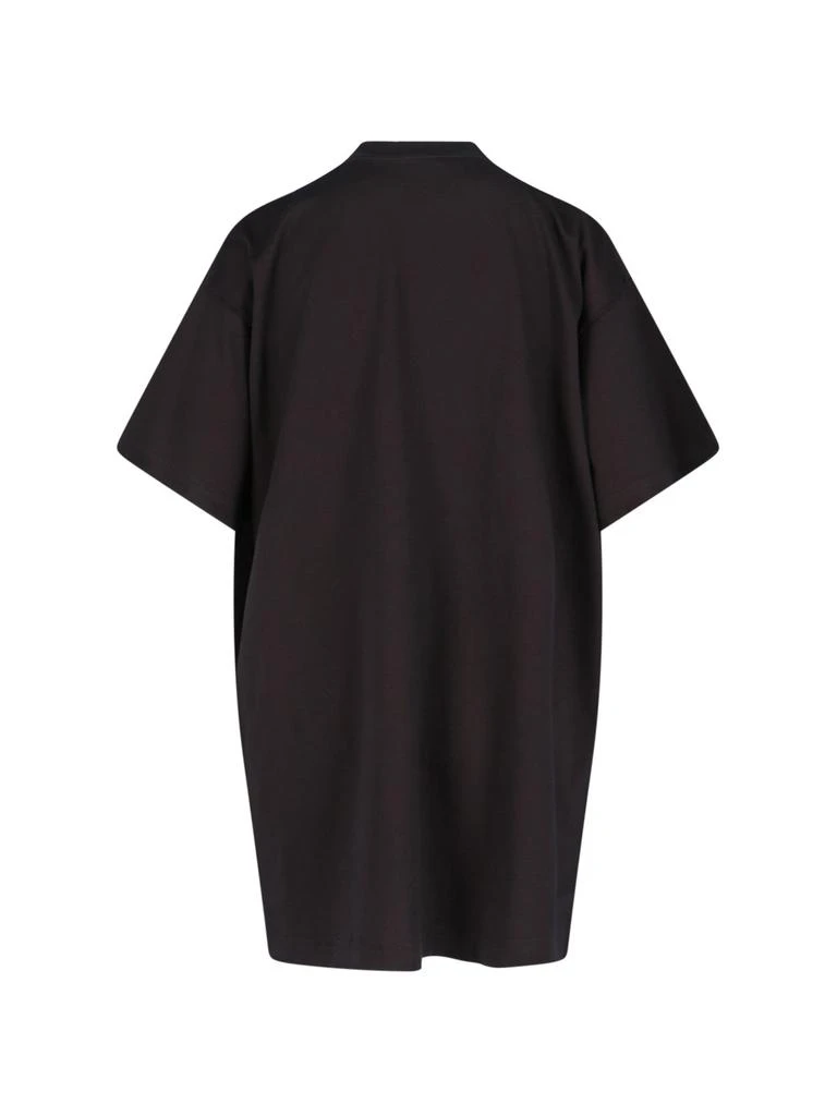 Balenciaga Balenciaga No Logo Printed Large Fit T-Shirt 2