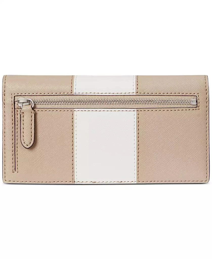 Ralph Lauren Crosshatch Leather Slim Snapped-Closure Wallet 2