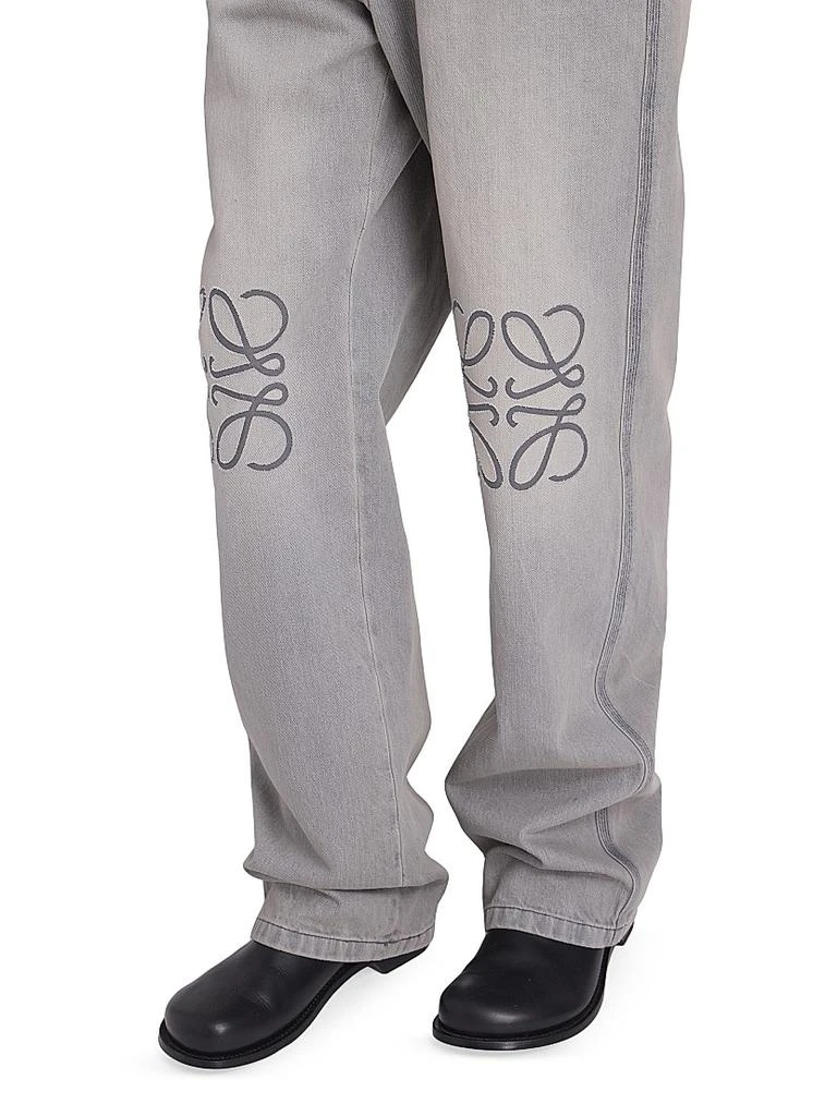 Loewe Anagram Logo Baggy Jeans 6