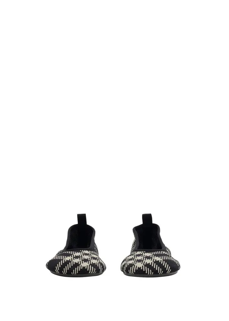Burberry Check knit baby ballerinas 3