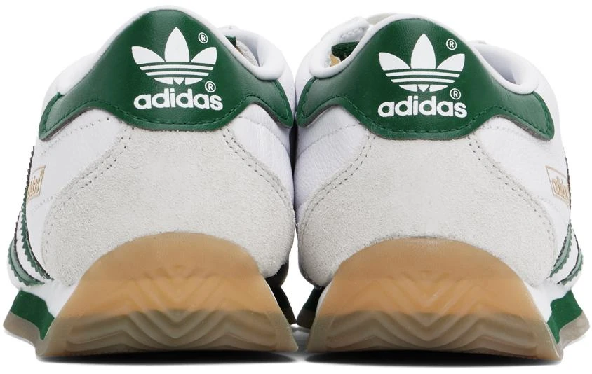 Adidas White & Green Country OG Sneakers 2