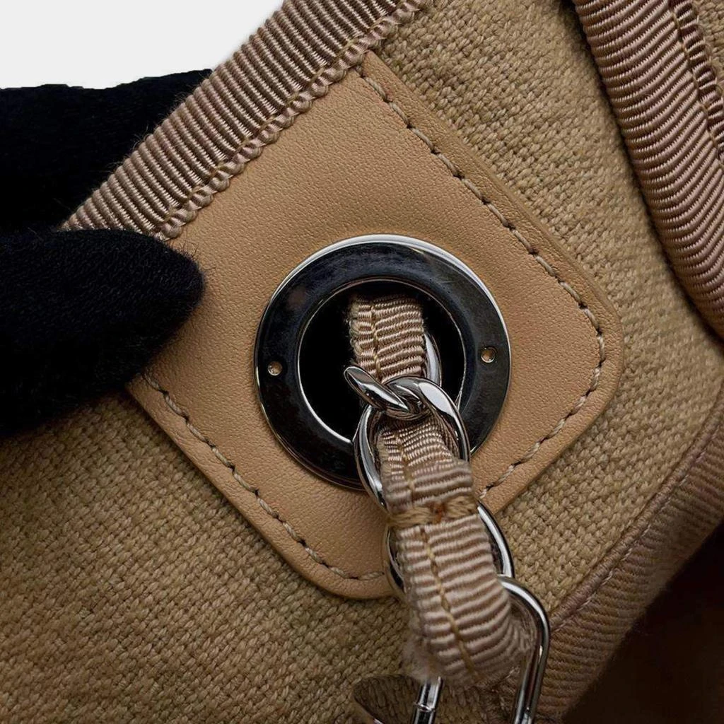 Chanel Chanel Beige Canvas Deauville Medium Tote Bag 11