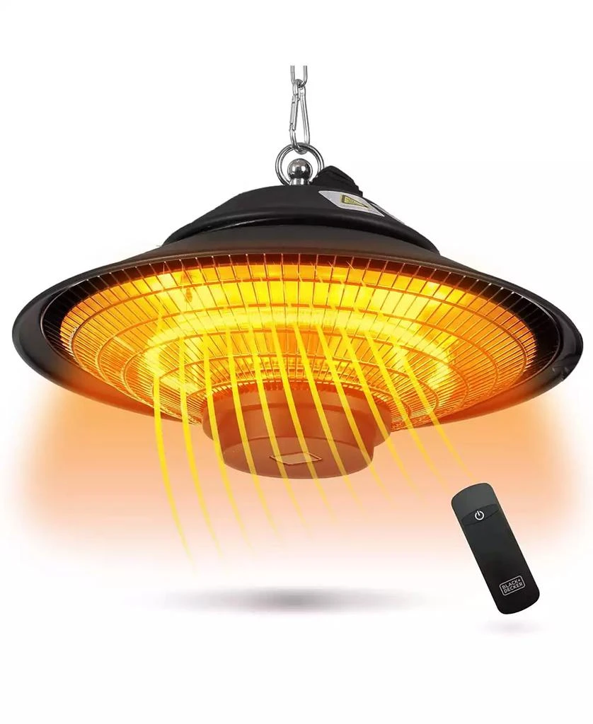 Black & Decker Black and Decker Patio Electric Heater for Ceiling, Heater for Outside with Remote Control 1