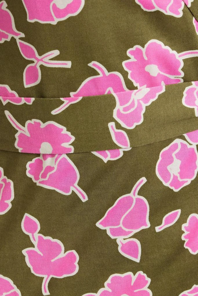 Diane von Furstenberg Abigail floral-print silk maxi wrap dress 4