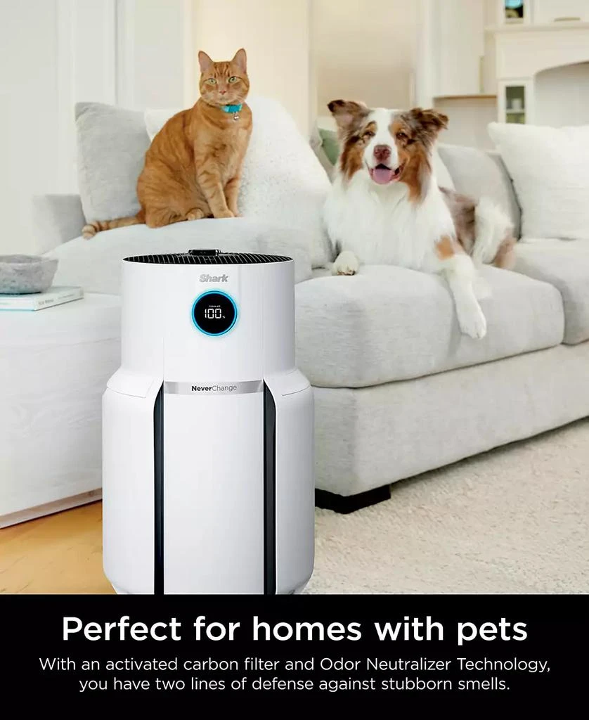 Shark NeverChange HEPA Large-Room Air Purifier Max HP302 12