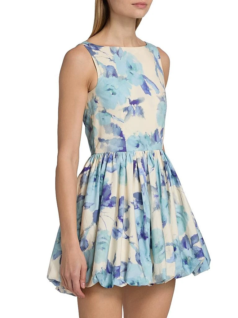 Azeeza Ananya Satin Cotton-Blend Bubble Minidress 4