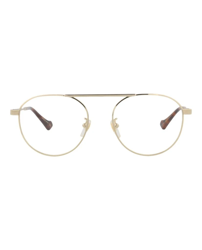 Gucci Round-Frame Metal Optical Frames 1