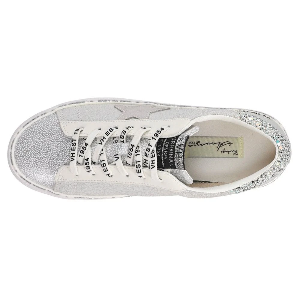 Vintage Havana Dalya Glitter Wedge Sneakers 4