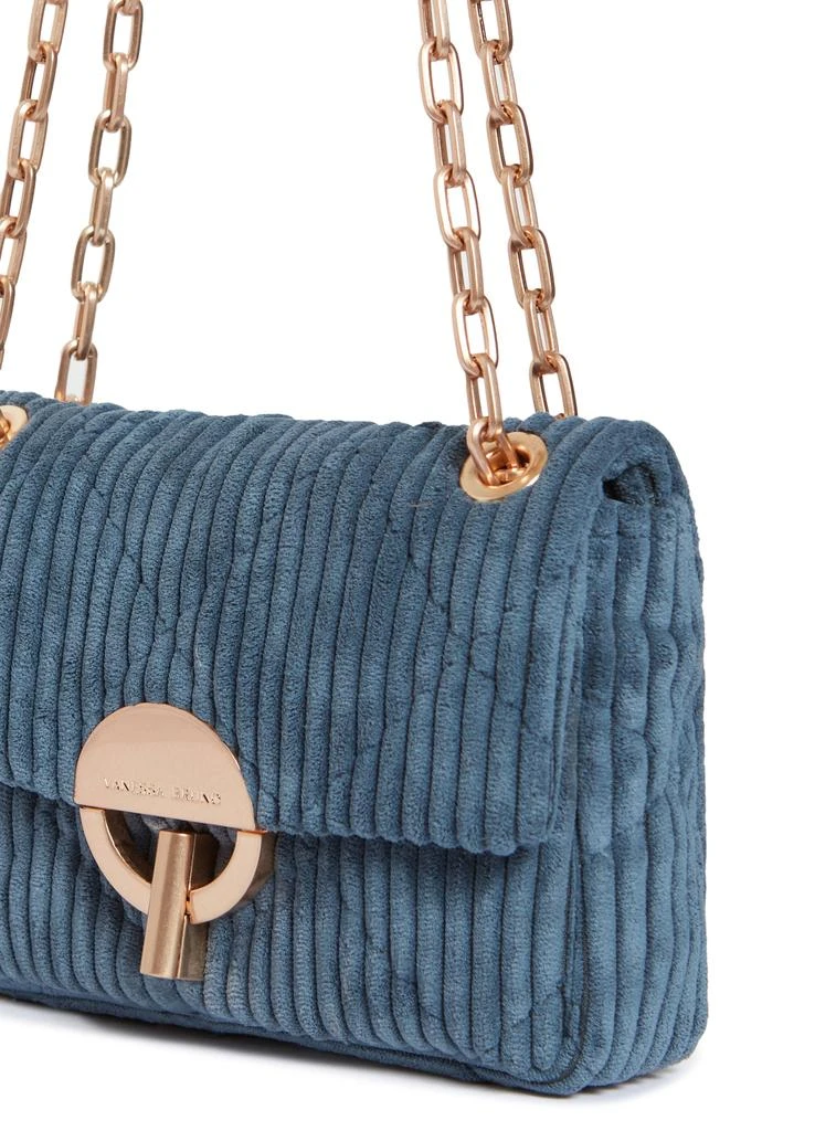 VANESSA BRUNO Nano Moon Bag in Corduroy 5