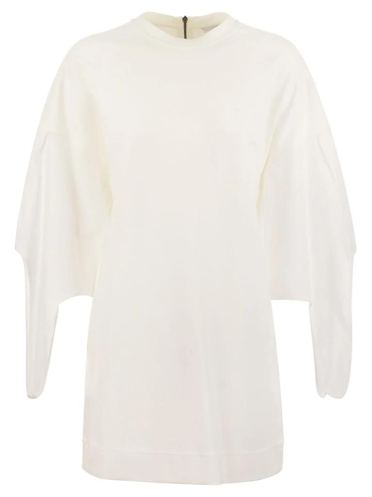 Max Mara Max Mara Logo Printed Crewneck Dress 1