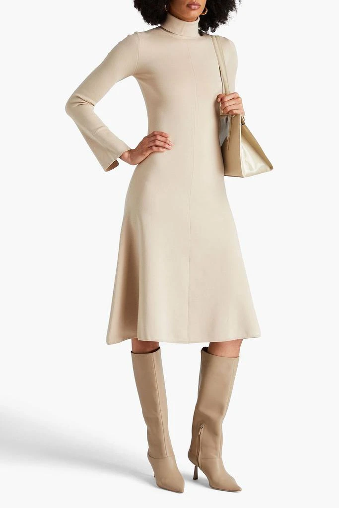Joseph Silk-blend turtleneck midi dress 2