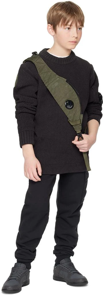 C.P. Company Kids Kids Black Basic Cargo Pants 4