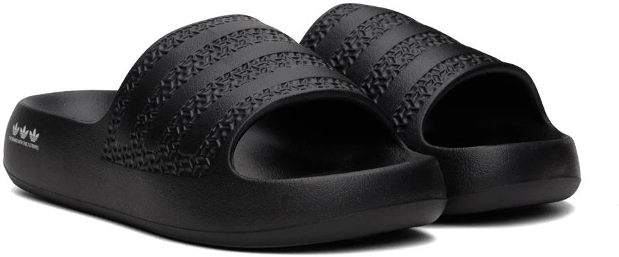 Adidas Black Adilette Ayoon Pool Slides 4