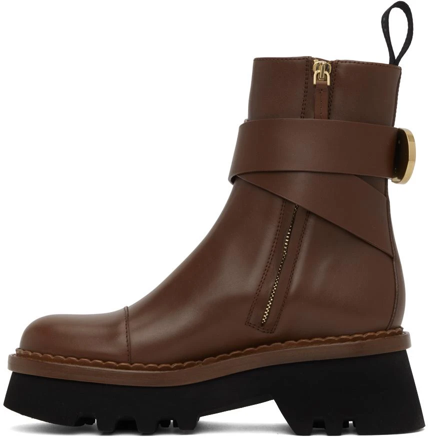 Chloé Brown Owena Boots 3