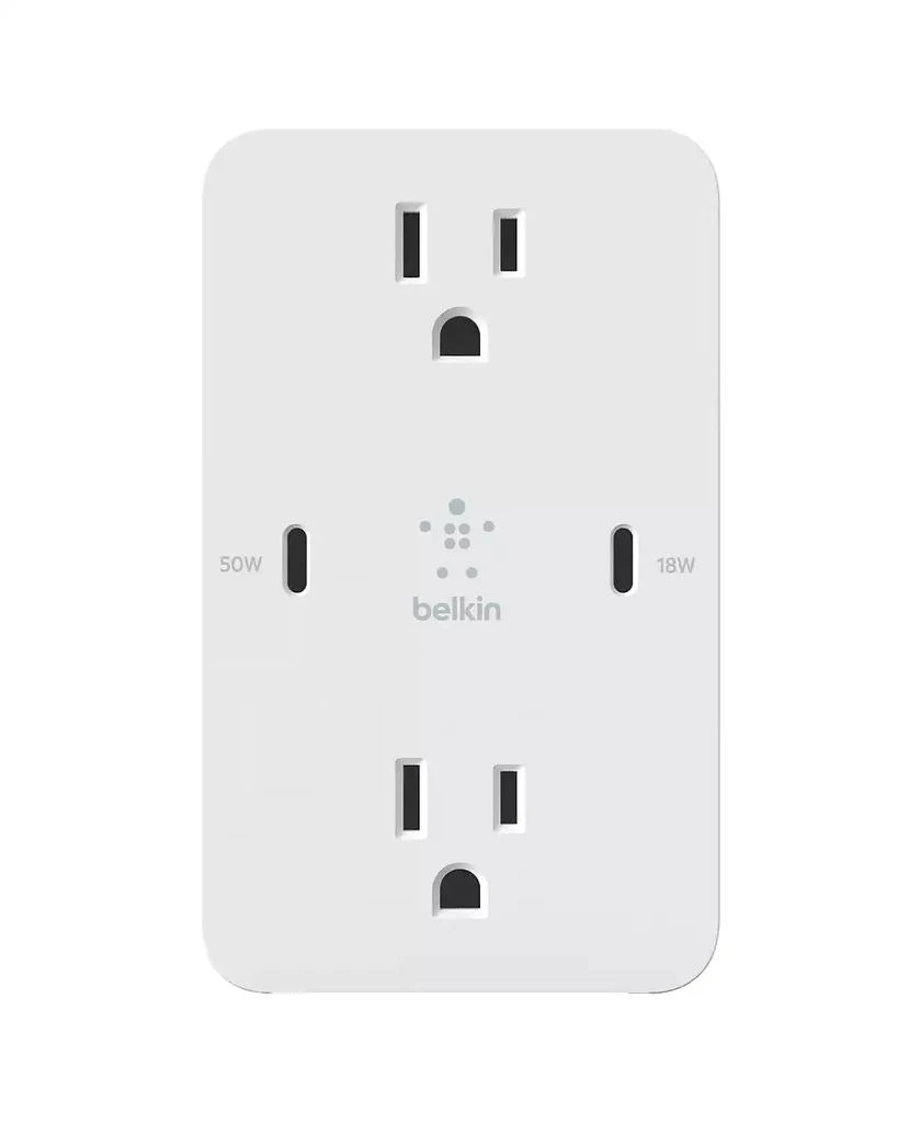 Belkin BoostCharge GaN USB-C Wall Plate 68W
