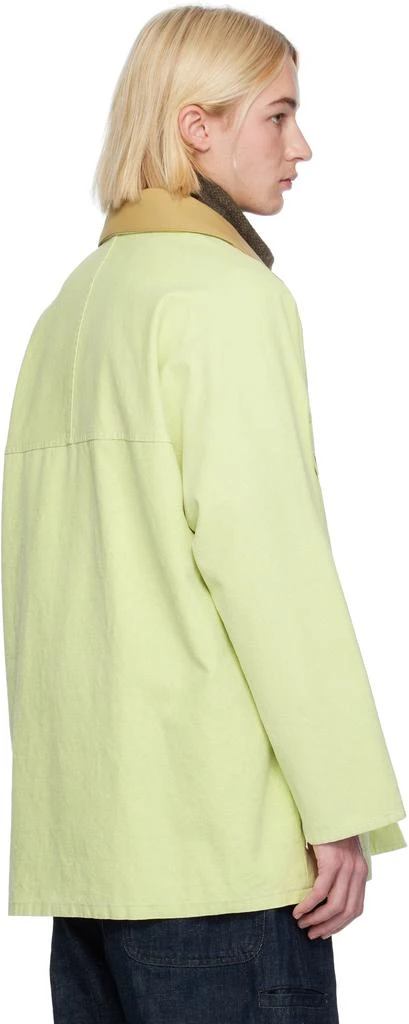 AURALEE Green Canvas Hunting Jacket 3