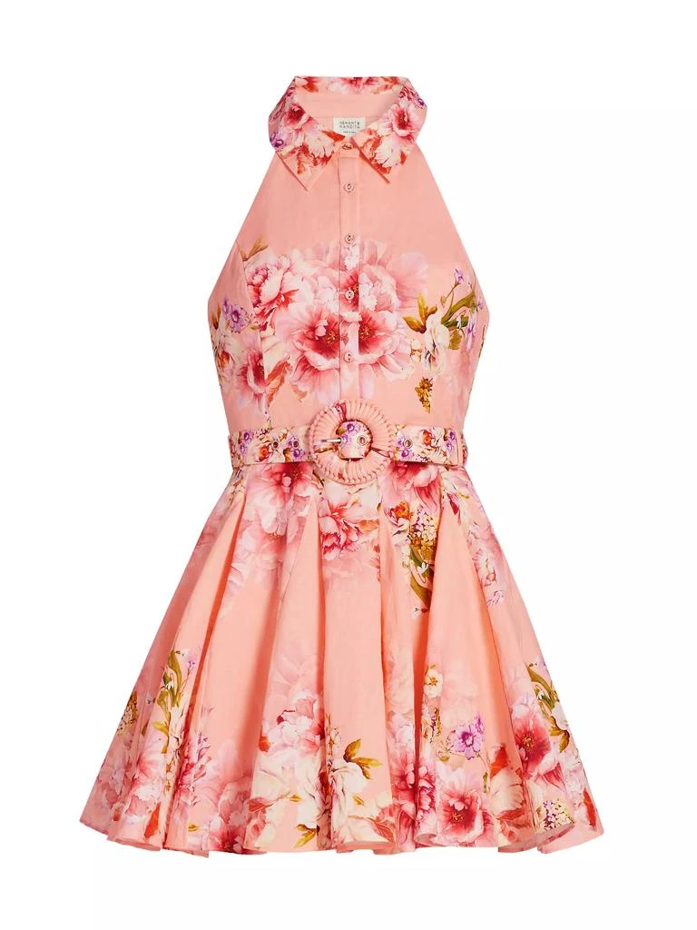 Hemant & Nandita Kavi Floral Belted Minidress 1