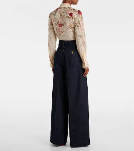 Zimmermann Hypnotic high-rise wide-leg jeans 3
