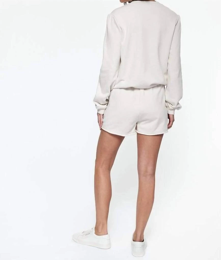 CAMI NYC Haru Pearl Sweatshirt In Ceramic 5