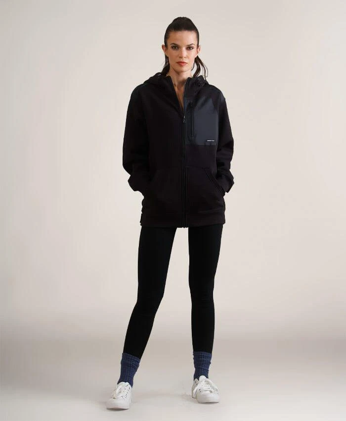 Members Only Women's Austin Zip-Up Oversized Hoodie 6
