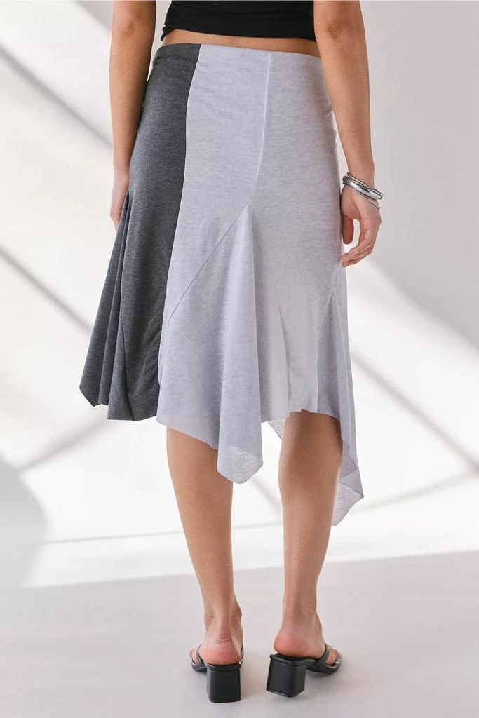 Jaded London Jaded London Sasha Asymmetric Spliced Jersey Midi Skirt 3