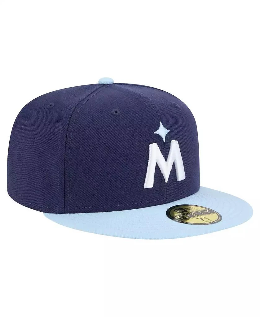 New Era Men's Navy/Light Blue Minnesota Twins Color Pack 2-Tone 59FIFTY Fitted Hat 3