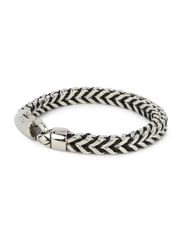 Jean Claude Stainless Steel Foxtail Chain Bracelet 2