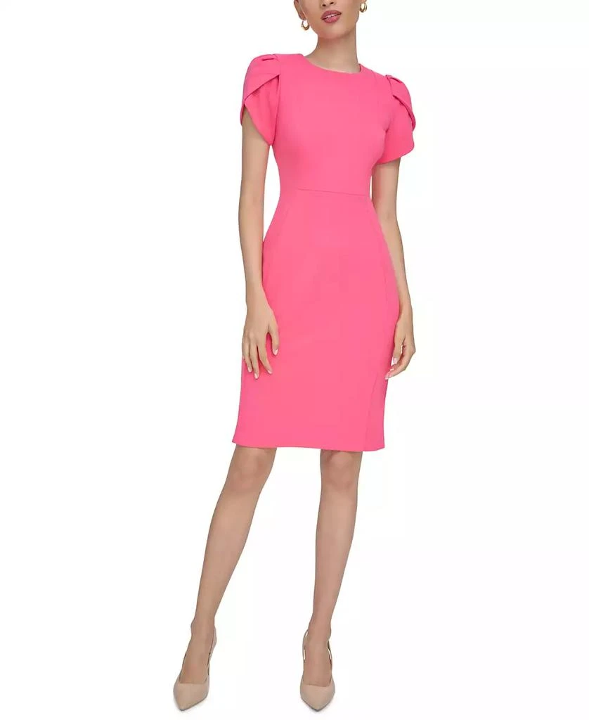 Calvin Klein Women's Tulip-Sleeve Sheath Dress 1