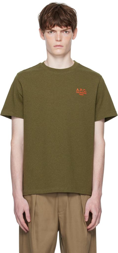 A.P.C｜SHORT-SLEEVED ROUND NECK T-SHIRTS (Nolan T-Shirt A.P.C. Men's Nolan Back Print T-Shirt in Black A.P.C.
