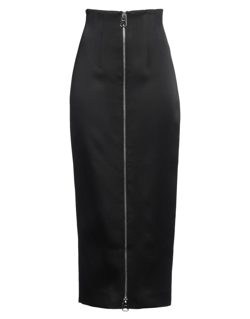 スカート Khaite Fitted Leather Skirt With Front Button Closure Khaite Fitted Leather Skirt With Front Button Closure