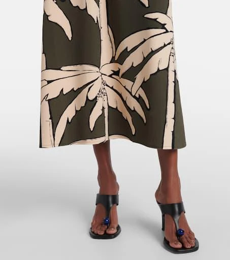 JOHANNA ORTIZ Printed gathered terry maxi skirt 5
