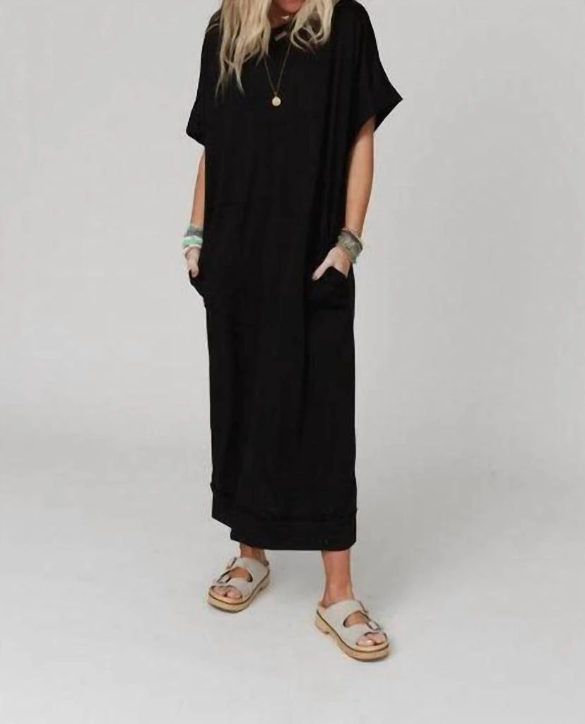 three bird nest Three Bird Nest - Short Sleeve T-Shirt Maxi Dress 3