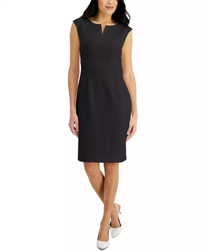 Kasper Petite Notch-Neck Sheath Dress 2