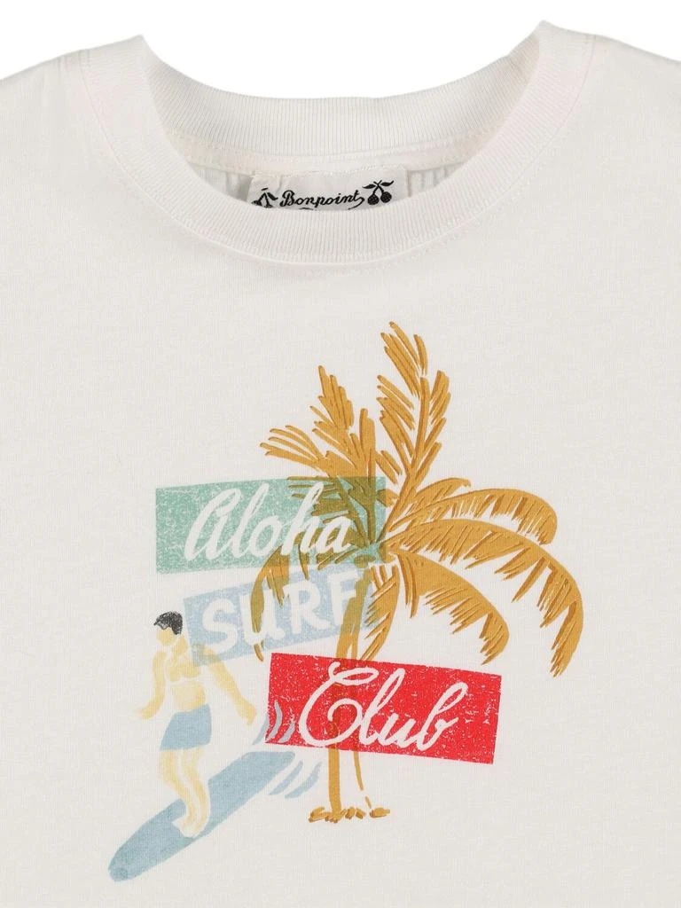Bonpoint Surf Printed Cotton Jersey T-shirt 1
