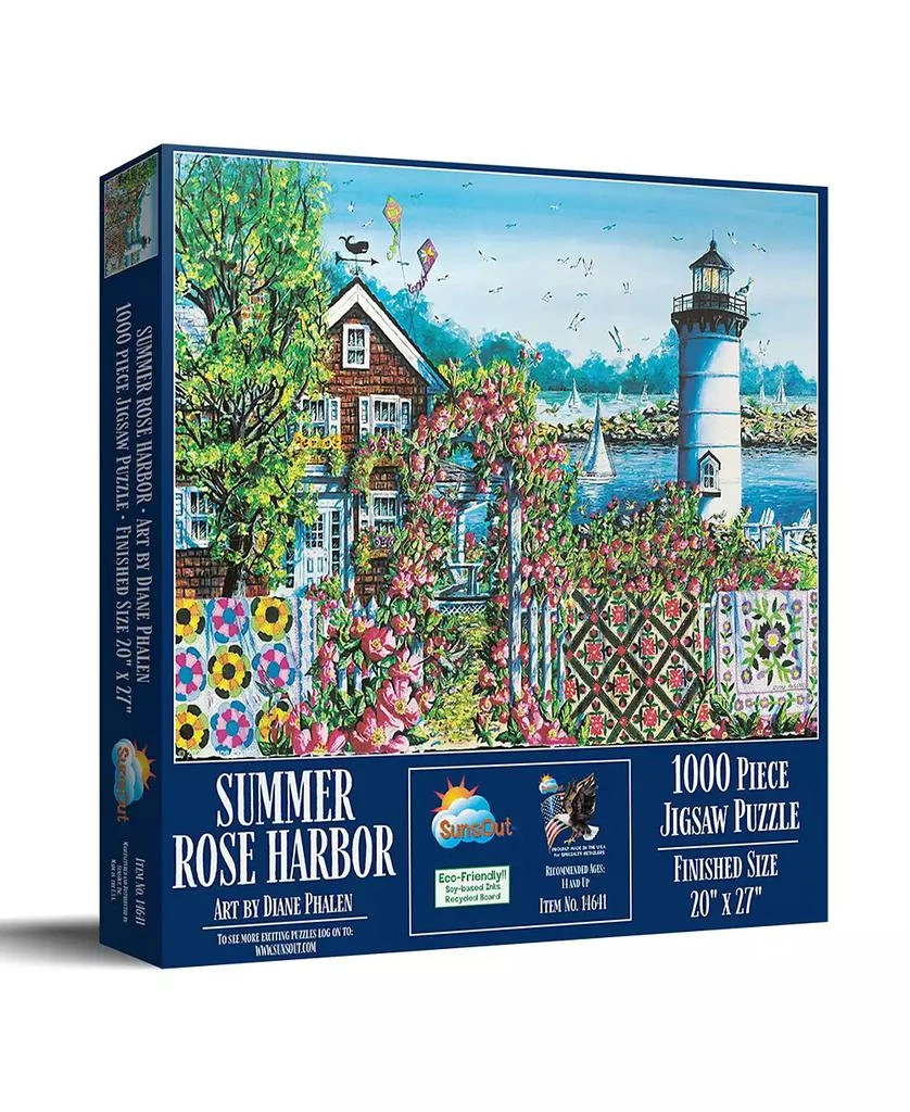 SunsOut Summer Rose Harbor 1000 piece Jigsaw Puzzle for Adults - BABY ...