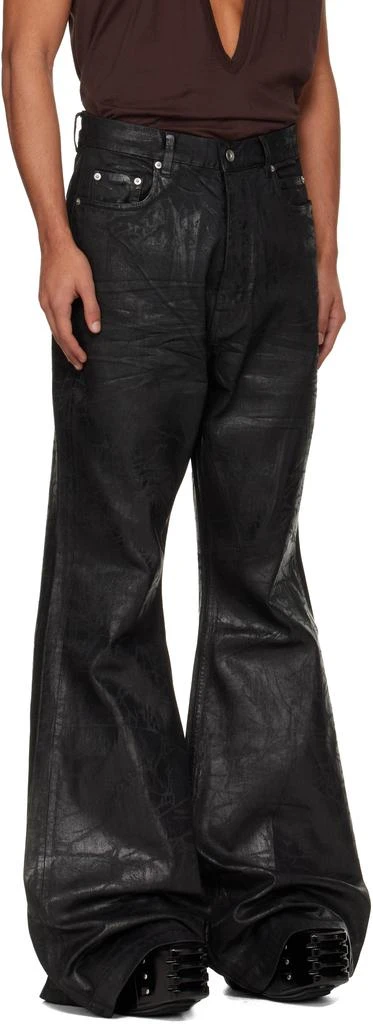 Rick Owens Black Concordians Bolan Bootcut Jeans 2