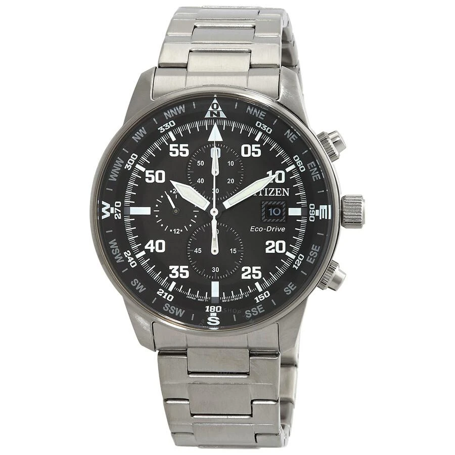 Citizen Aviator Chronograph Black Dial Men's Watch CA0690-88E 1