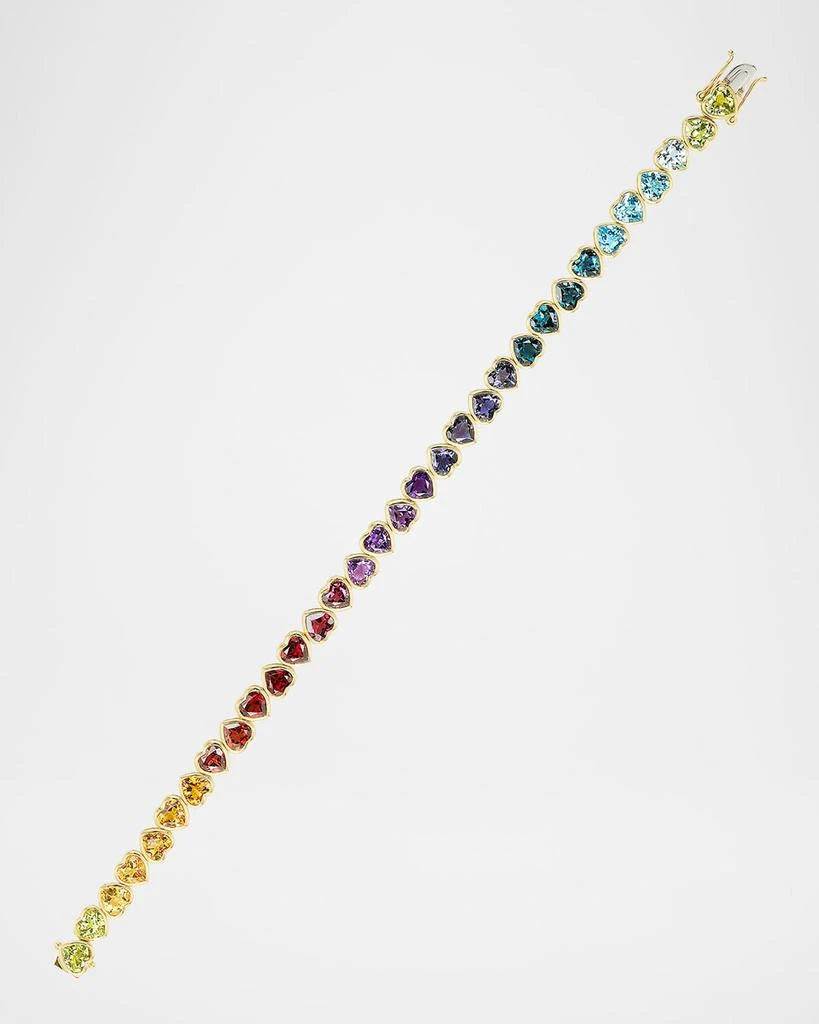 Emily P. Wheeler I Heart Rainbows Bracelet in 18K Yellow Gold, 7" 2