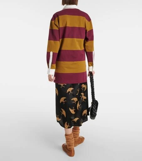 Dries Van Noten Colorblocked cotton-blend sweatshirt 3