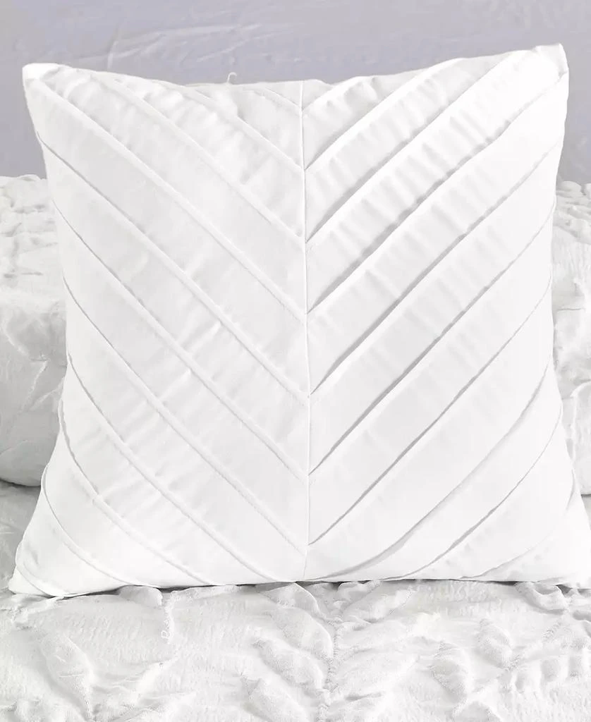 Rachel Roy Jacquard Puckered Botanical 4-Pc. Comforter Set 5