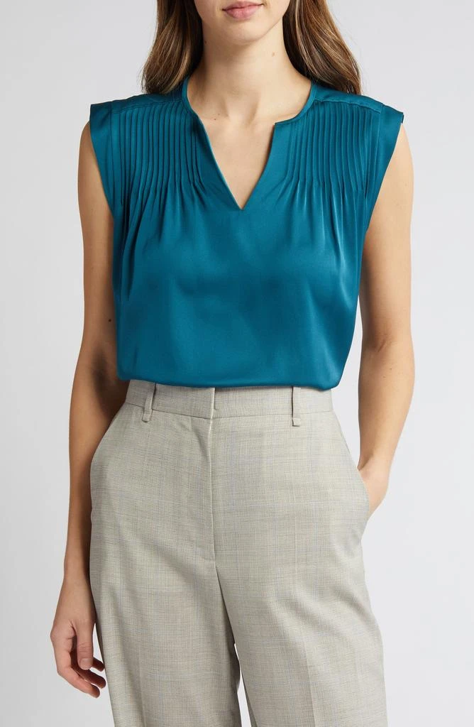 Hugo Boss Binalli Stretch Silk Sleeveless Top 1