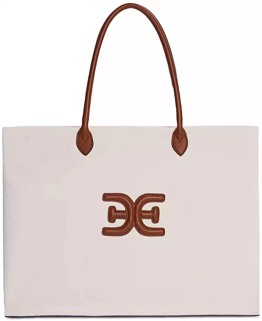 Sam Edelman Cooper Extra Large Logo Canvas Tote 1