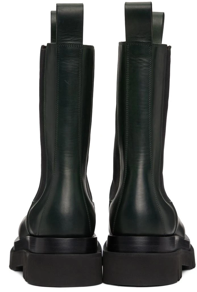 Bottega Veneta Green Lug Chelsea Boots 4
