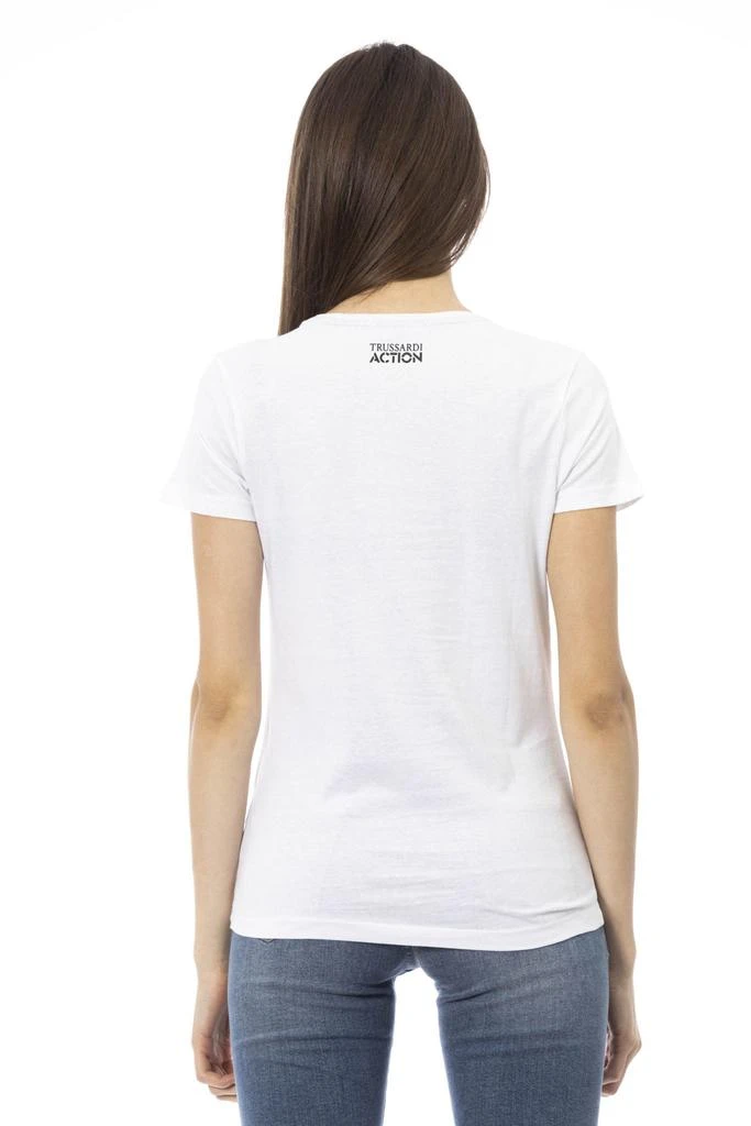 Trussardi Action Trussardi Action White Cotton Tops & T-Shirt 3